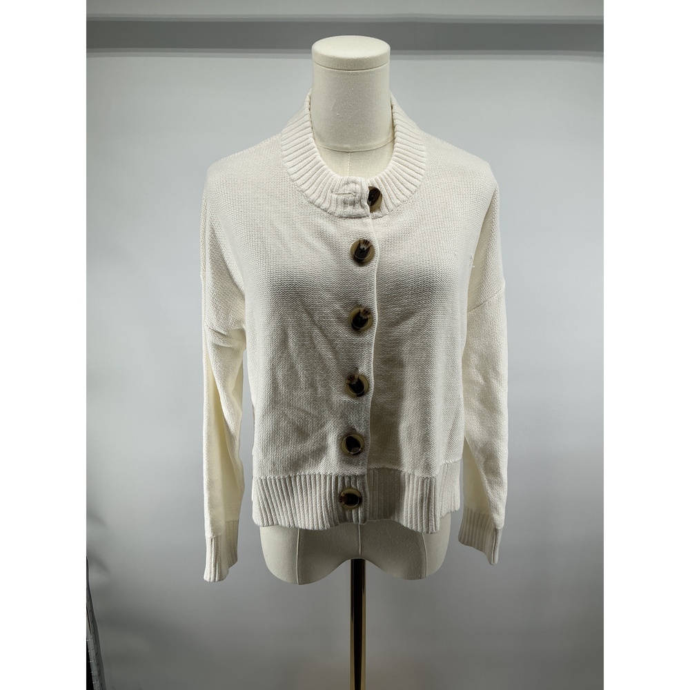 100% Organic Cotton Cropped Cardigan